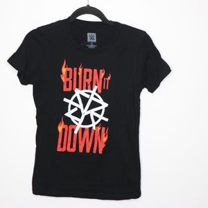 WWE Women's Seth Rollins Burn It Down Tee Size Small